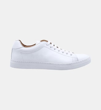 Sneaker sphinx - cuir lisse - Bowen - Blanc