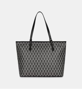 Sac cabas Ikon imprimé graphique - Lancaster - Noir