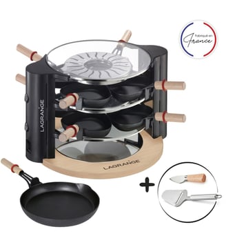 Raclette evolution + accessoires à fromage - Lagrange - Coloris unique