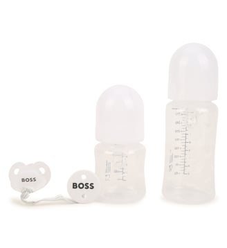 Lot de 4 pièces de naissance - BOSS Kidswear - Blanc