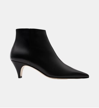Rimo - Bottines En Cuir Lisse Noir - Parallèle - Noir