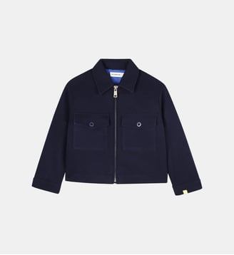 Veste avec fermeture éclair - Billieblush - Indigo