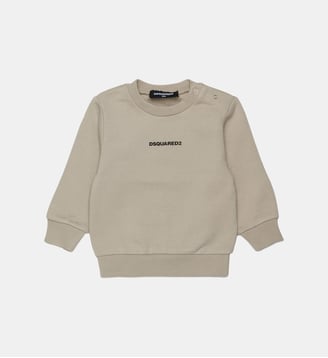 Sweat-shirt col rond avec logo - Dsquared2 - Gris moyen