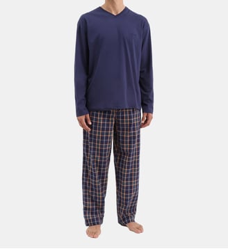 Pyjama en jersey de coton - Parentis - Arthur - Marine