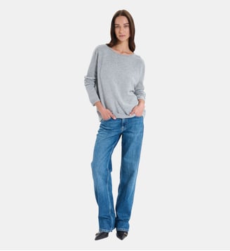 Pull Pensee Gris Chine - Zapa - Gris chine