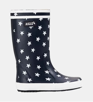 Bottes de pluie Lolly Pop Play 2 étoiles unisexe - Aigle - Bleu et blanc