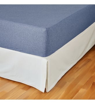 Protège matelas 2 en 1 imperméable Bleu - Dunlopillo - Bleu clair