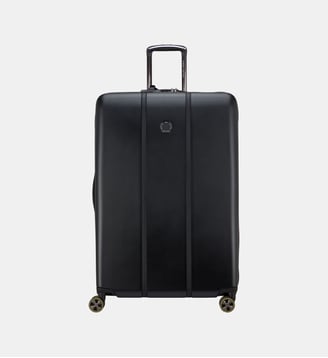 Valise rigide extensible 4R 82 cm - Delsey Paris - Noir foncé