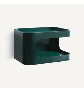 Chevet mural en métal acier 1 niche - AM.PM - Vert tsar