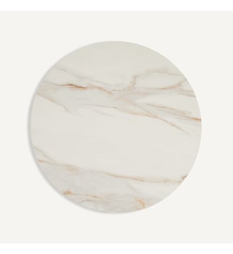 Plateau de table céramique diamètre 120 cm - AM.PM - Céramique blanche
