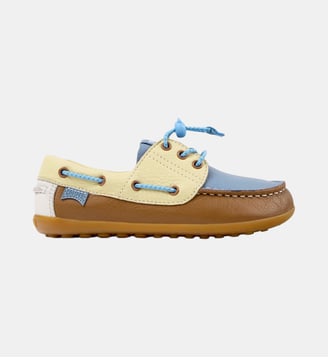 Derbies Peu Cami - Camper - Marron et bleu