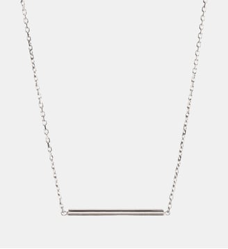 Collier Anagramme double jonc sur chaîne. JEM