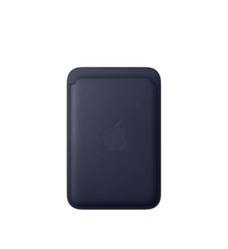 Porte-cartes Tissage fin Magsafe Marine - Apple - Bleu