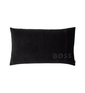 Housse de coussin en coton synthétique - Boss Home - Noir clair