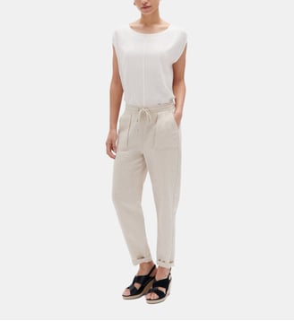 Pantalon ignace - Motif uni - Coupe droite - Caroll - Beige