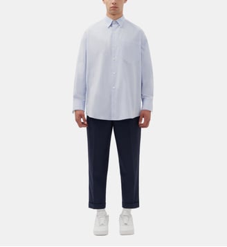 Chemise Manche longue Oversized Col Kent - Studio Seidensticker - Bleu clair