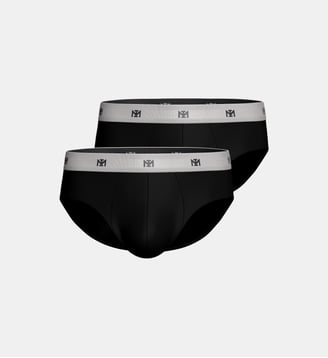 Pack de 2 Slips d'homme en Lyocell - Impetus - Noir