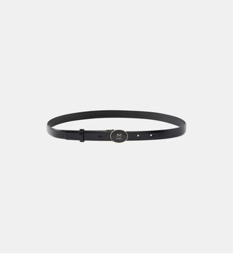 Ceinture avec logo love birds 2 cm - Pinko - Noir et or