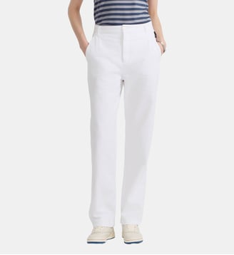 Pantalon peintre - Agnès b. - Blanc