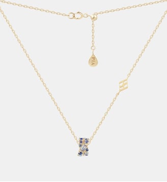 Collier Baby Ophélie Bleue Or Jaune - PIAPARIS - Or jaune