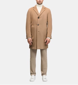 Manteau en drap de laine regular Dax Digel
