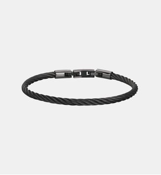 Bracelet semi-rigide Melvil en Acier 316L - Phebus - Noir