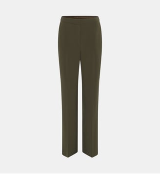 Pantalon au dos élastiqué - ALYCIA - Gerard Darel - Vert kaki