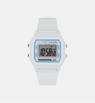 Montre Camille Blanc, Bleu XL0697AW\1 - Louis Pion - Blanc
