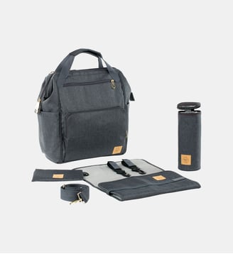 Sac à dos à langer - Lassig - Gris