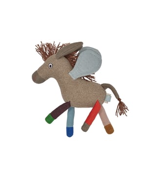 Peluche en coton motif animal - OYOY - Marron