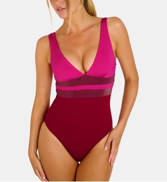 Maillot 1 piece Ambre - Livia - Bordeaux