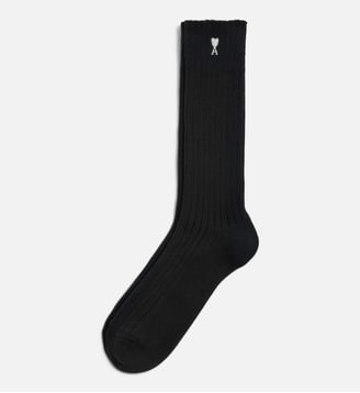 Chaussettes unisexe en coton Ami de Coeur - AMI Paris - Noir