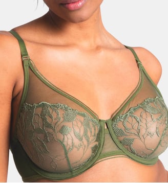 Soutien-gorge avec armatures Sin kaki - Maison Lejaby - Leaf