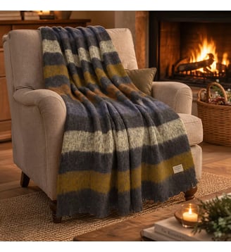 Plaid laine & autres fibres Garnier Thiebaut