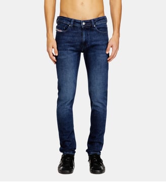 Skinny Jeans Low Waist 1979 Sleenker - Diesel - Bleu foncé