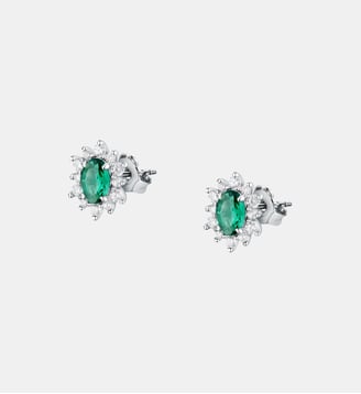Boucles D'Oreilles en Argent 925%, Zircons TESORI - Morellato - Vert