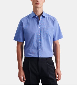 Chemise d'affaires 1/2 Regular Col Kent - Seidensticker - Bleu