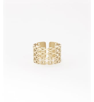 Bague Link  en Acier doré - Zag Bijoux - Doré