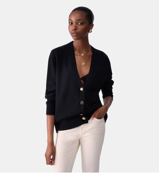 Cardigan en pure laine - Liu Jo - Noir