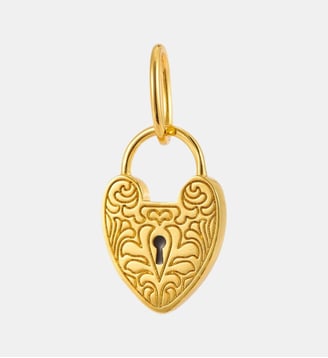 Pendentif Cadenas Coeur, Passion et Dévotion - Les Néréides - Doré
