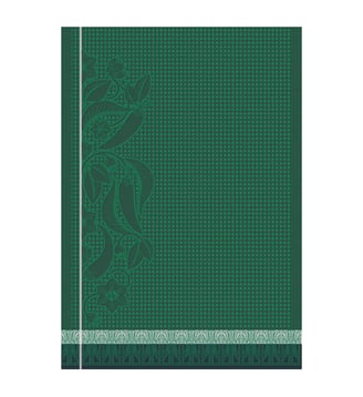 Essuie-mains Piments Coton - Le Jacquard Francais - Vert