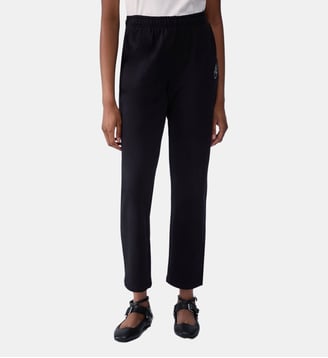 Pantalon en molleton à coupe régulière - Liu Jo - Noir