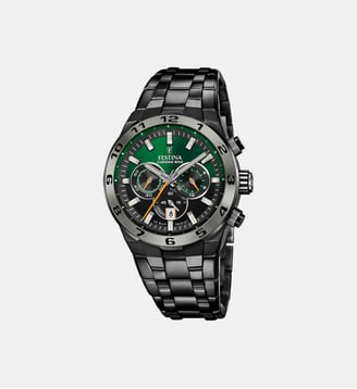 Montre Chrono bike Noir, Vert F20673/2 Festina