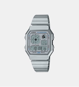 Montre Vintage Gris A130WE-7AEF - Casio - Argenté