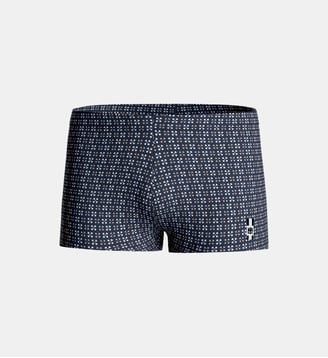 Boxer de bain imprimé géométrique - Impetus - Bleu marine
