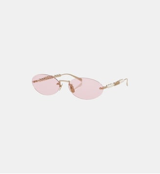 Lunettes de soleil Rond GG1922S - Gucci - Doré