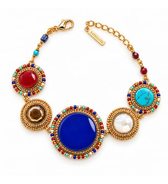 Bracelet bracelet souple   - Claudia - Satellite - Multicolore