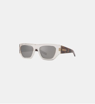 Lunettes de soleil Rectangulaire SL 740 - Saint Laurent - Marron clair