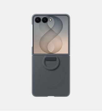 Coque Flip 8 silicone anneau magnétique Noir - Samsung - Noir