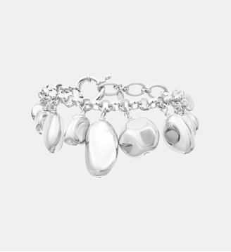 Bracelet chaîne réglable   - Loulou - Satellite - Argenté